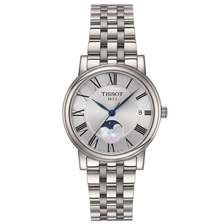 T122.223.11.033.00 Tissot Carson Premium Moonphase Bayan Kol Saati T1222231103300